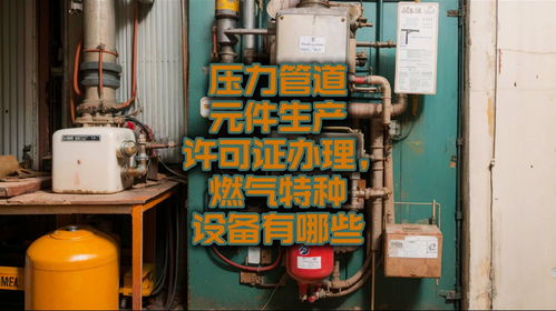 壓力管道元件與燃氣特種設備生產許可指南